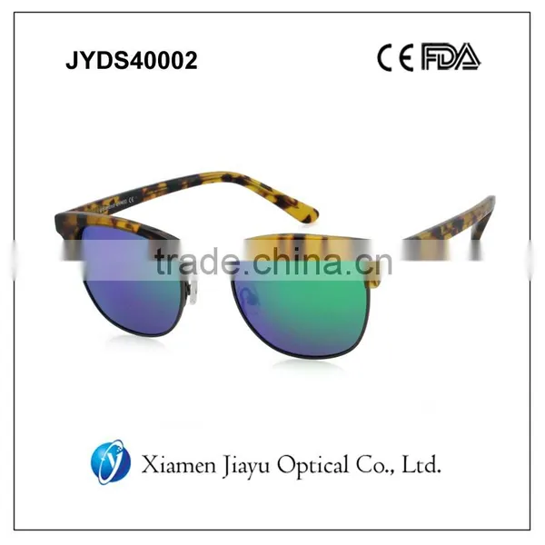 Metal Rim Acetate Sunglasses Clubmaster photo-4
