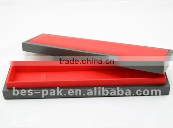 Red and Black Wood Jewelry Packaging Gift Boxes