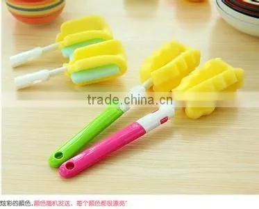 Bottle Cleaning Brush/ Cup Brush Sponge/foldable Cleaning Brush Sponge photo-4