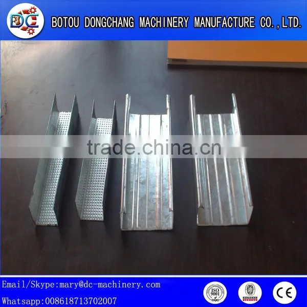 Light Steel Profile Production Furring Forming Line Drywall Furring Machine
