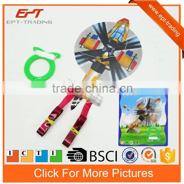 Promotional toy outdoor pocket game flying sky kite toys for kids