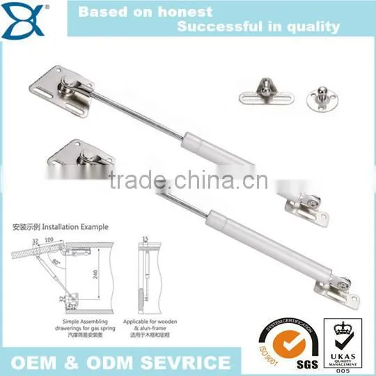 Stainless Steel 1.0mm Thick Gas Spring Gas Lift Cabinet Support photo-3