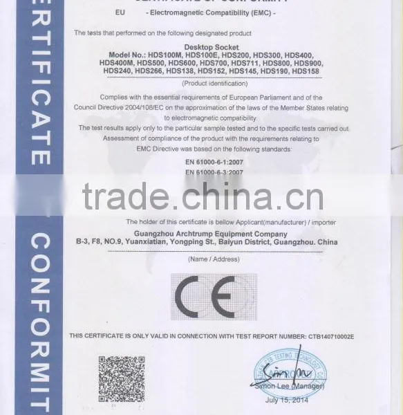 CE RoHS FCC Electric Tabletop Flip Socket for Conference Table photo-3