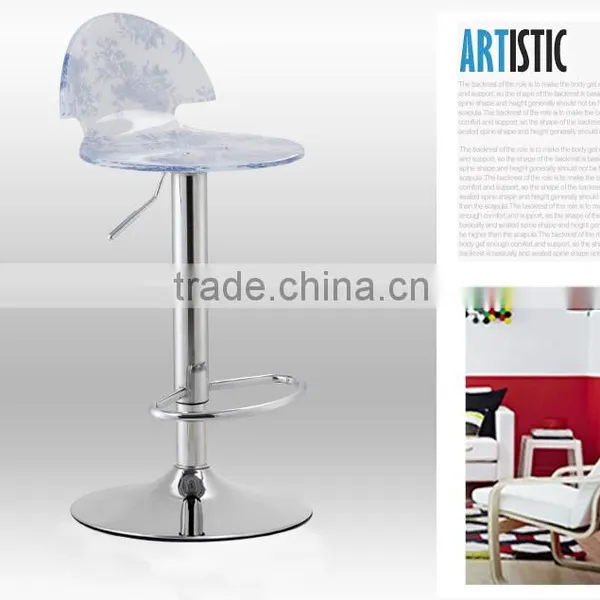 Fashion Household Leisure Chair Acrylic Highchair Acrylic Bar Lifting Chair photo-4