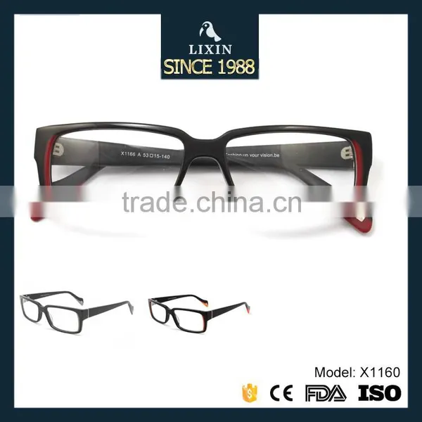 New Street Style Classic Full Frames Eyeweay Glasses Acetate Optical Frames X1166 photo-3