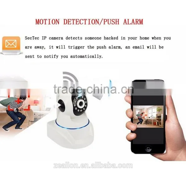 HD Wireless WiFi IP Camera Home Security Surveillance ip Camera Rotatable Alarming Security System With Night Vision Camera ip photo-2