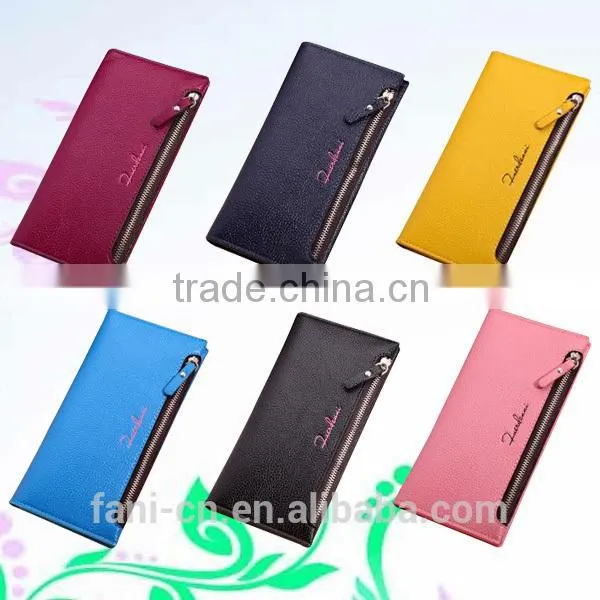Fancy Credit Card Holder With Single Zipper Design Hand Purse for Ladies photo-2