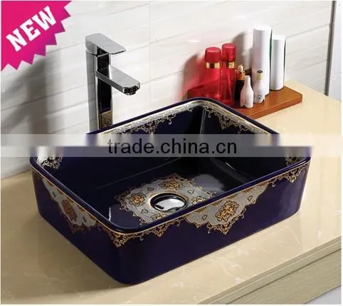 Chinese Cheap Fancy Color Pure White Ceramic Sinks Basin photo-4
