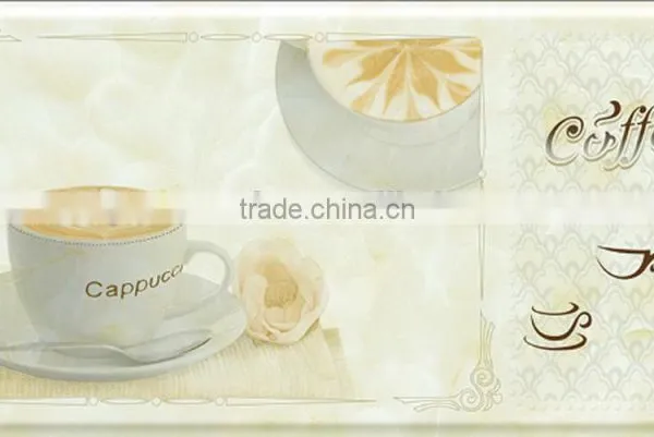 Green Wall Tile With Coffee Picture