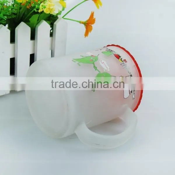Sublimation Blank Glass Mug, Glass Coffee Mug, Sublimation Glass Beer Mug photo-5