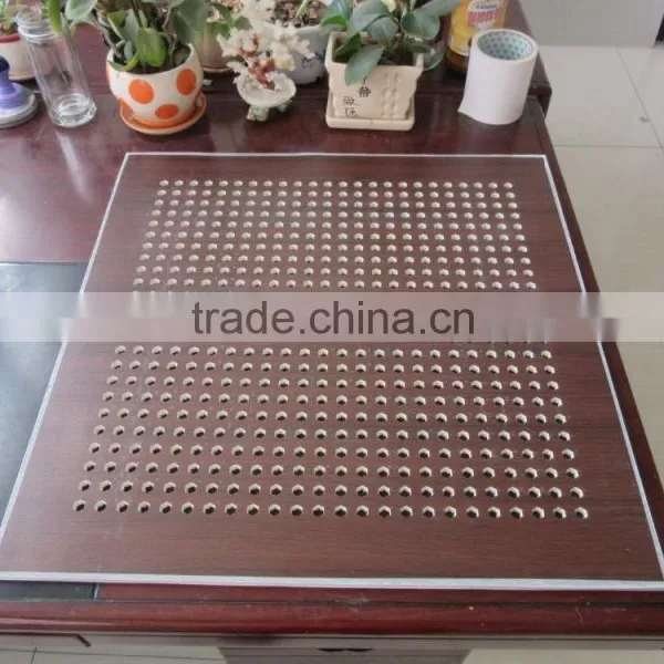 Iran 600x600 PVC Perforated Gypsum Ceiling Board