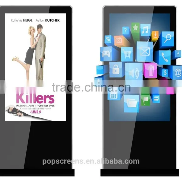 CE Approval Interactive Public Touch Panel Industrial Screen Kiosk 55" IR (ST550A-PD-TS) photo-6