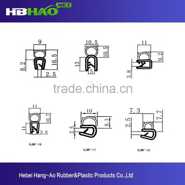Heat Resistant Car Door Window Glass Rubber Seal Strip photo-4