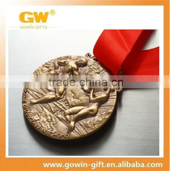 Engraved Plate Metal Custom Medallion Coin With Enamel photo-3