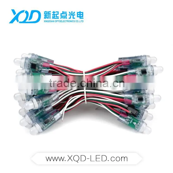 XQD WS2811 12mm DC5V RGB LED Controller Pixel String Light photo-4