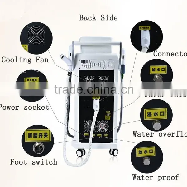 2.6MHZ Mult-functional Beauty Equipment SHR OPT/ IPL/ Black Doll/E-light/ RF/ Nd Yag Laser Hair Removing Skin Rejuvenation Shrink Trichopore photo-6