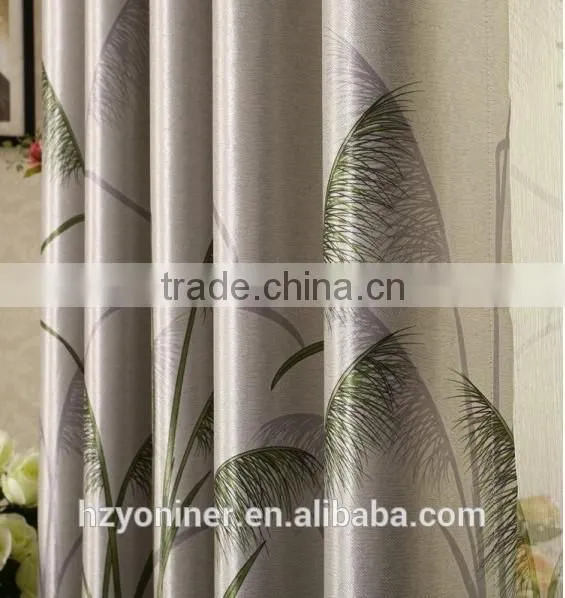 2015 Hot Sale Printed Designed No. 23 Window Curtains, Made- up Black Out Fabric in Home or Hotel photo-2