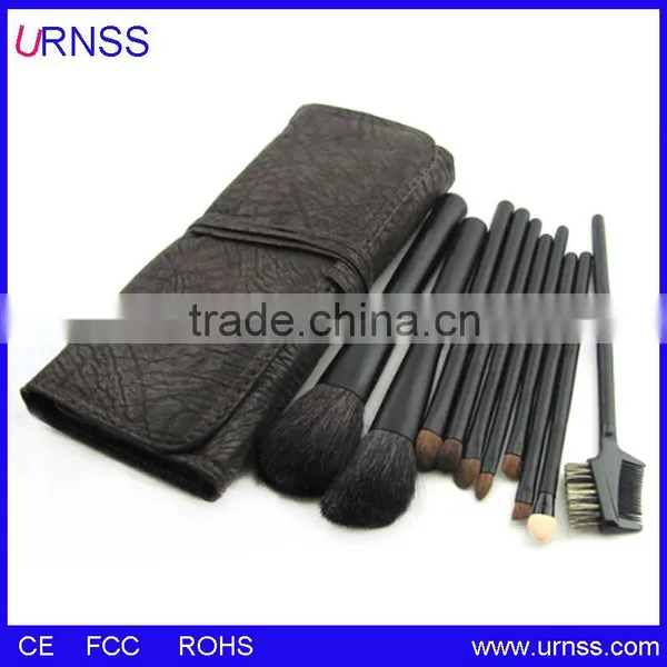10pcs Hot Selling Synthetic Hair Makeup Brushes With White Handle Make up Brush High Quality photo-3