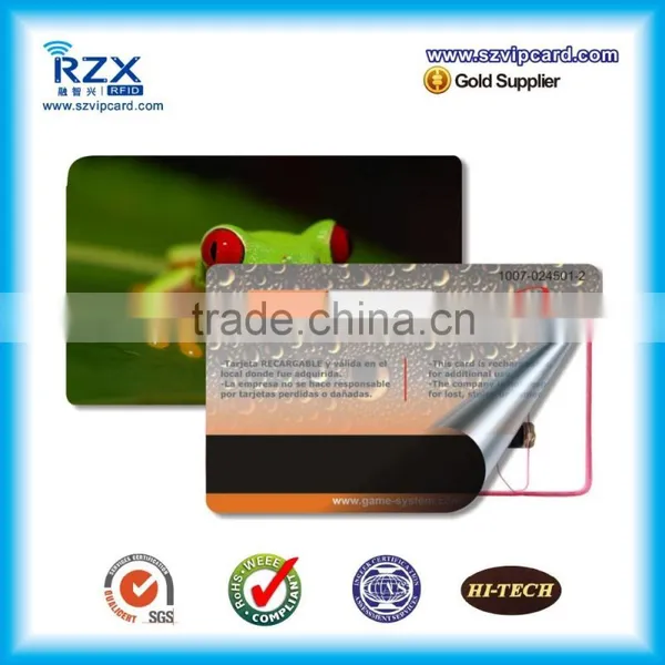 Hot Sale ISO14443A 13.56MHz PVC RFID Card With Magnetic Stripe photo-3