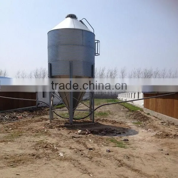 Huabo Poultry Farm Galvanized Corrugated Silo