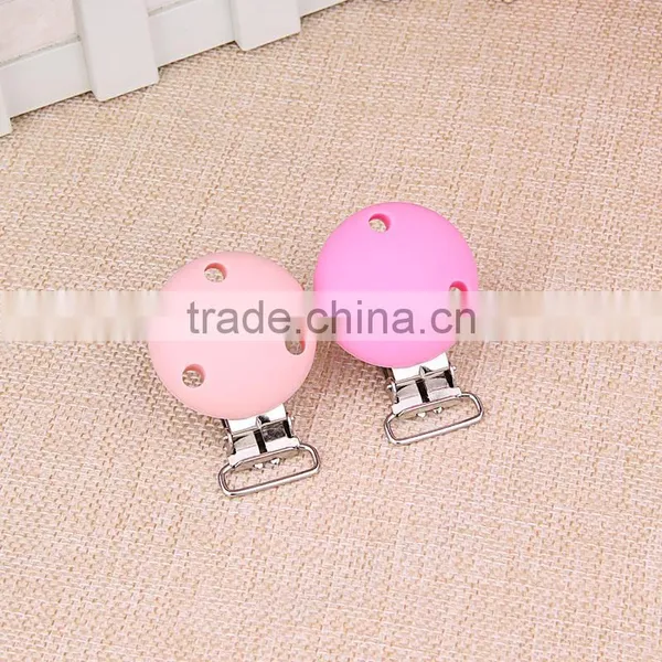 Wholesale Silicone Silicone Rounded Shape Clip Assemble With Pacify photo-4