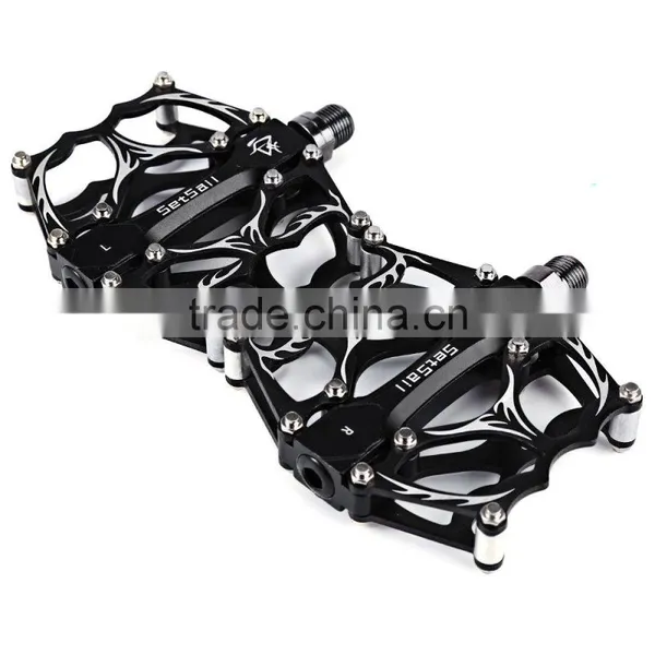 2 Pcs SETSAIL 013 Mountain Bike Bicycle Pedals Ultra-light Bearing Pedals Suitable for Fixed Gear 3 Colors Bicycle Accessories photo-3