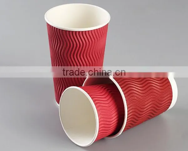 Ripple Wall Style Paper Coffee Cups photo-3