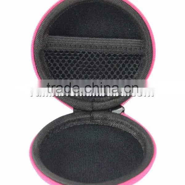 1680D Rose Red Hard EVA Shell Earphone Case Bag Eva Travel Carrying Case photo-3