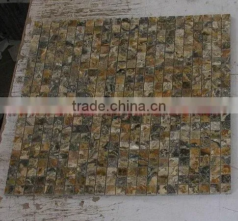 UNIQUE JAGUAR MARBLE MOSAIC TILES photo-2