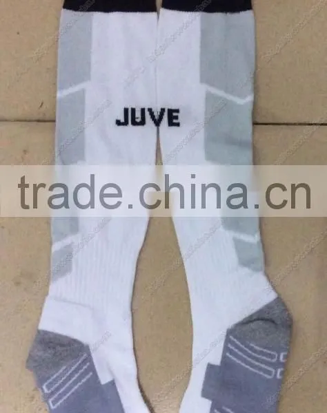 White Long Tube Football Socks/funny Long Football Socks photo-2