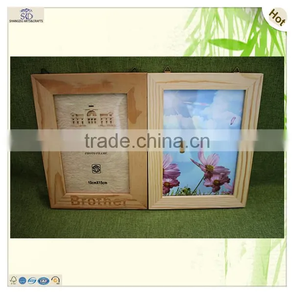 Wholesale Unfinished Paper Picture Art Craft Silk Screen Printing Wood Frame photo-4