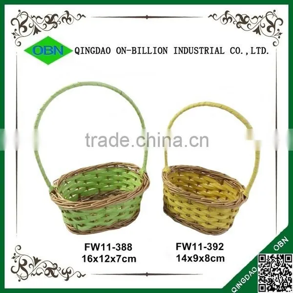 Woven Wicker Mini Wedding Decoration Baskets photo-2