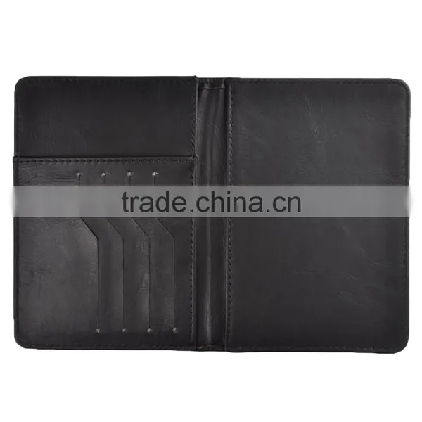 2017 Personalized Custom Slim Mens RFID Travel Leather Passport Wallet photo-3