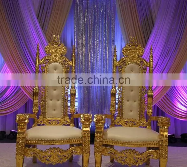 Weddings Decoration Stage Sofa Set & Chairs for Bride & Groom Classic Crafts photo-2
