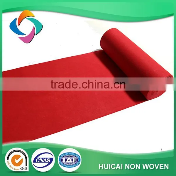High Quality 100% Polyster Outdoor Exhibition Carpet With Protective Film,Striped Carpet From Hengde photo-5