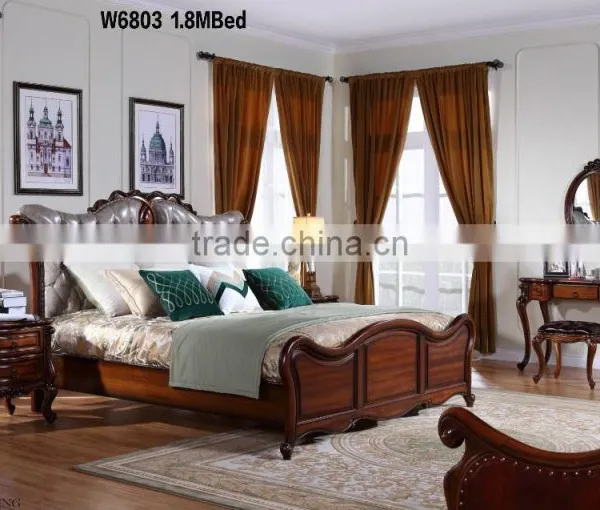 C6606 1.6M 6 Seater American Style Heavy-duty Long Dining Table and Chairs photo-6