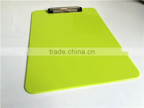 A4 Green Plastic Paper Holder Clipboard photo-4