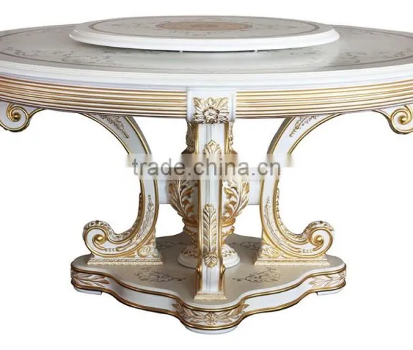 Royal Exquisite European Louis Designed Banquet Long Dining Table With Beautiful Dining Chair BF12-04204a photo-6