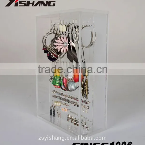 Custom Pegboard Turnable Acrylic Display Racks For Earring photo-5