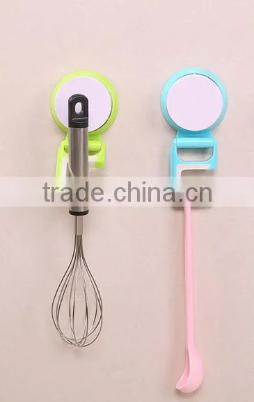 Vacuum Suction Cup Bathroom and Kitchen Plastic Mop Frame/holder photo-5