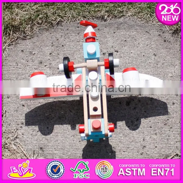 2016 New Design Kids Wooden Self Assemble Toys,fashion Children Wooden Self Assemble Toys,wooden Self Assemble Toys W03B048 photo-5