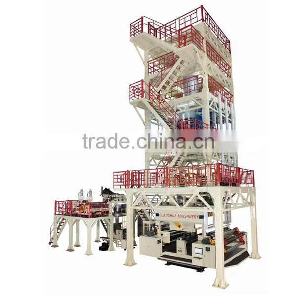 Good Quality Heat Shrink Film and POF 3&5 Layer Film Blowing Machine photo-5