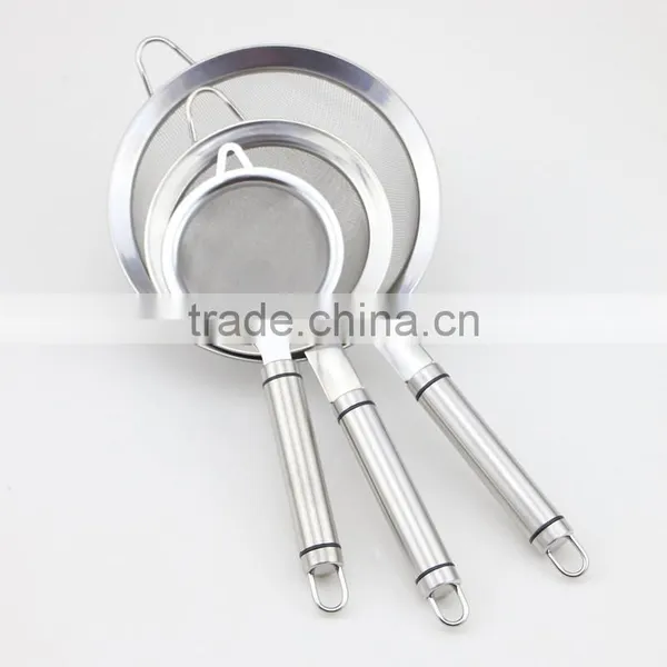 Stainless Steel Kitchen Utensils Cooking Tool Wire Mesh Skimmer Set photo-2