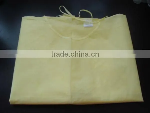 Disposable Pp/Sms Blue Surgical Gown/ Isolation Gown Patient Gown With Elastic And Knit Cuff photo-2
