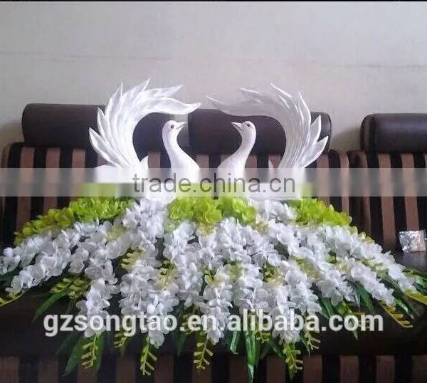 Indoor Concret Decorative Molds Swan Statue photo-4