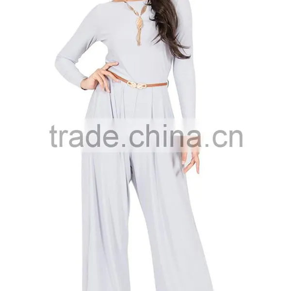 Black Jumpsuit Woman Long Pants Sleeve Wide Leg Jumpsuit Romper Playsuit Pant Suit photo-6