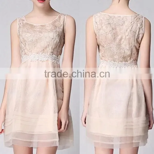 Fashion Lady Prom Party Dress Casual Evening Dress for Wedding