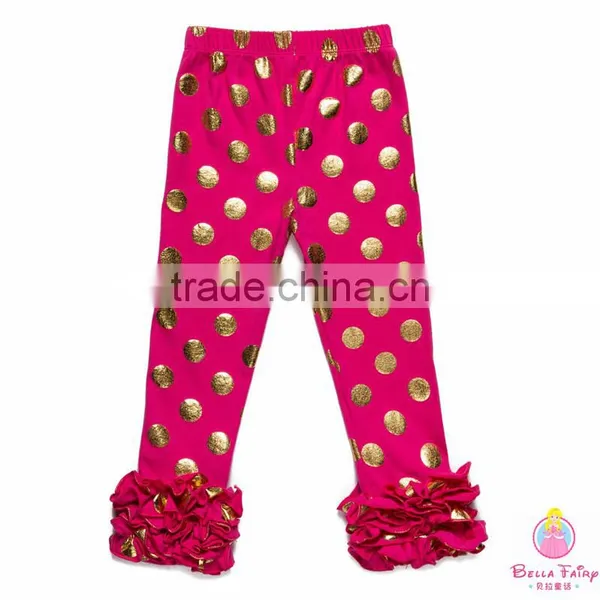 Wholesale Kids Ruffles Pants Baby Girl Ruffle Pants photo-2