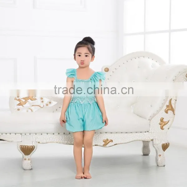 Hot Sales Infant Toddler Cotton Black Bubble Knickers Jumpsuit photo-4