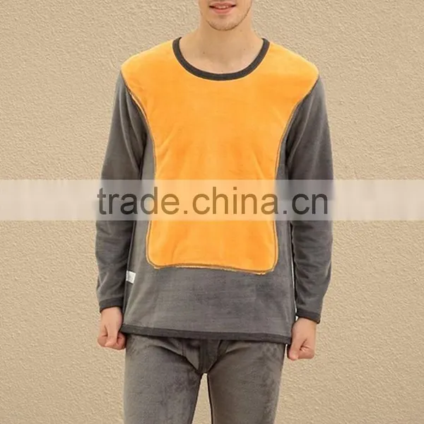 Custom Hot Sale New Couples Thermal Underwear Winter Cotton Thickening Long Johns Top+pant Low Round Collar Sey Soft Underwears photo-2